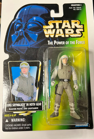 Star Wars Power of the Force Luke Skywalker in Hoth Gear Figure
