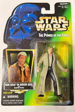 Star Wars Power of the Force Han in Endor Gear Figure