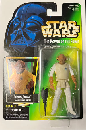 Star Wars Power of the Force Admiral Ackbar Figure