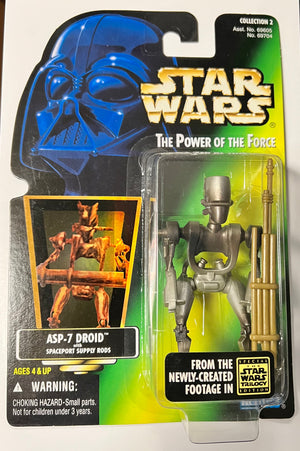Star Wars Power of the Force ASP-7 Droid Figure