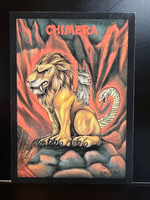 Monster In My Pocket Trading Cards : Chimera