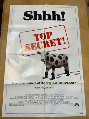 Top Secret! : Val Kilmer Theatrical Poster / Folded