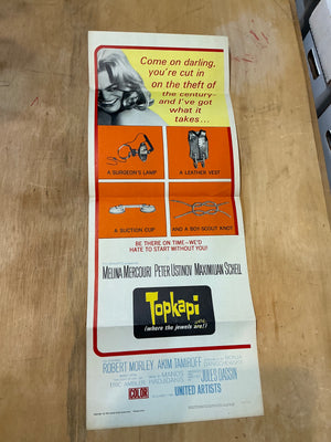 Topkapi : Theatrical Insert Poster Vintage 14" x 36"