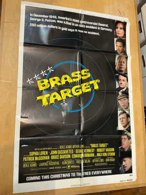 Brass Target : Vintage Folded Theatrical Poster
