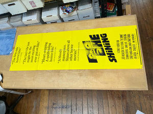 The Shining : Vintage 1980 Theatrical Door Panel Poster (Folded) 20X59
