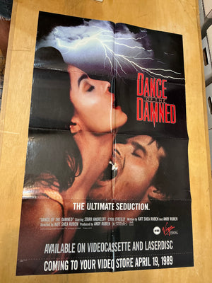 Dance of the Damned : Vintage Video Store Poster (Folded)