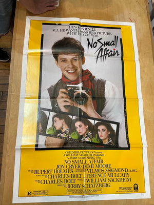 No Small Affair : Demi Moore Theatrical Poster / Folded