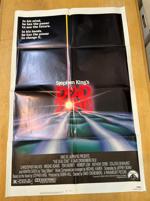 The Dead Zone (Stephen King) : Vintage Theatrical Poster (Folded) Sharp Colors