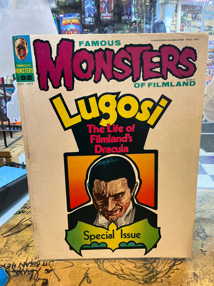 FAMOUS MONSTERS OF FILMLAND #92 Special Bela Lugosi Issue