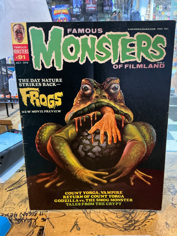 FAMOUS MONSTERS OF FILMLAND #91 FROGS!