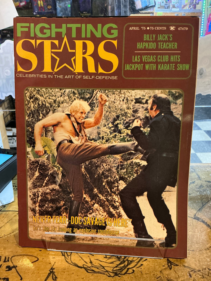 Fighting Stars : April 1975 Doc Savage Cover