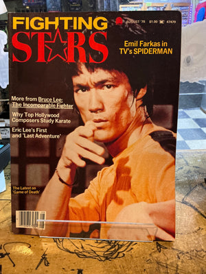 Fighting Stars : August, 1978 Bruce Lee Emil Farkas / TV's Spider-Man