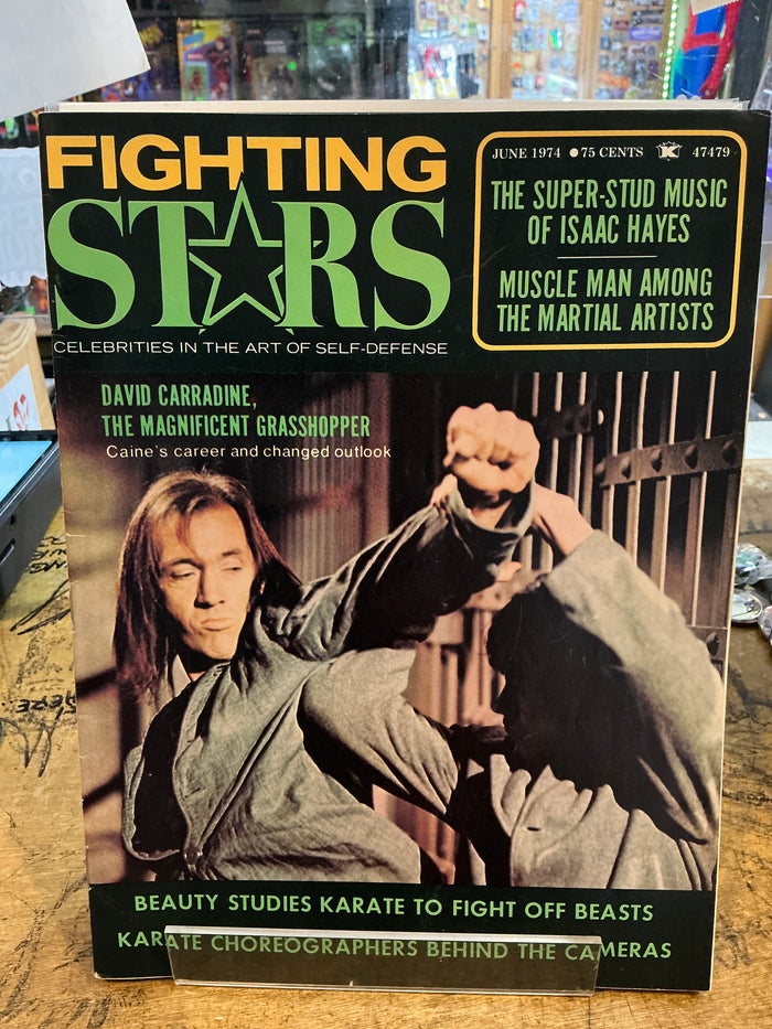 Fighting Stars : June 1974 David Carradine / Isaac Hayes