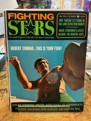 Fighting Stars : February 1974 Robert Conrad Cover