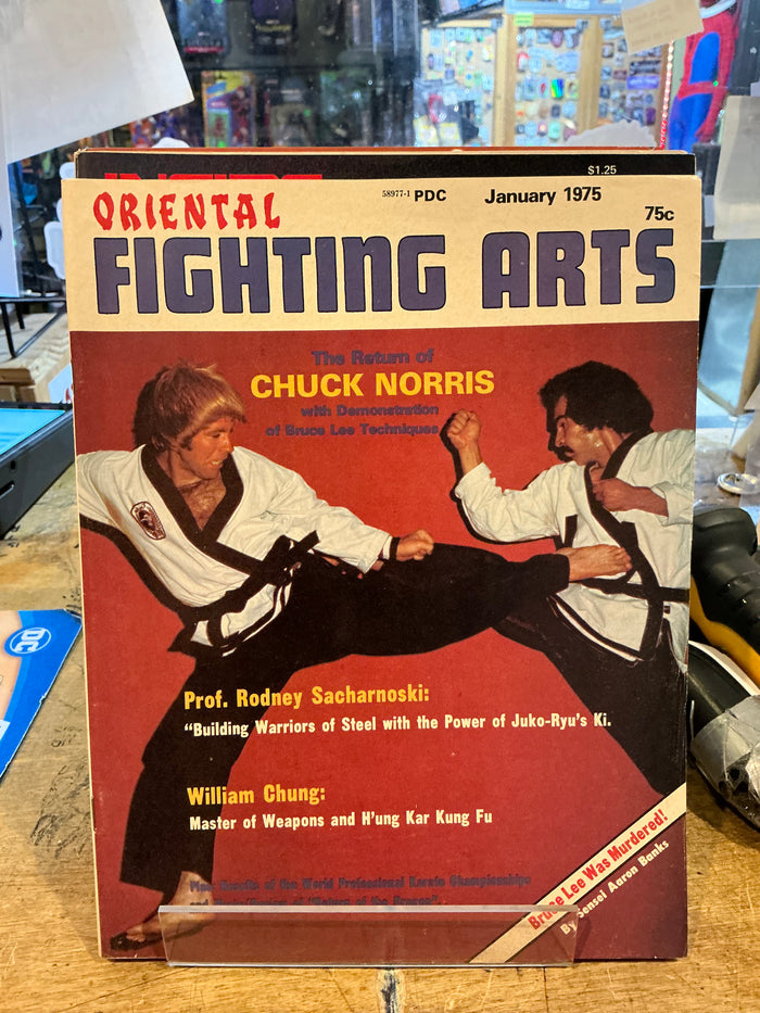 Oriental Fighting Arts MagazIne January 1975 Chuck Norris Cover