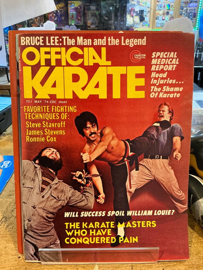 Official Karate Magazine May 1974 Ronnie Cox, James Stevens, Steve Stavroff