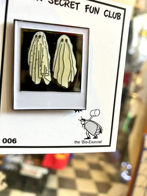Enamel Pin: Ghost Polaroid (Super Secret Fun Club)