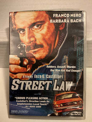 Street Law : Enzo G. Castellari DVD (Blue Underground) Used