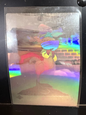 Upper Deck : Looney Tunes Comic Ball 1990 Trading Cards : Hologram Wile E Coyote