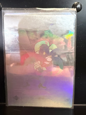 Upper Deck : Looney Tunes Comic Ball 1990 Trading Cards : Hologram Yosemite Sam (Batter)