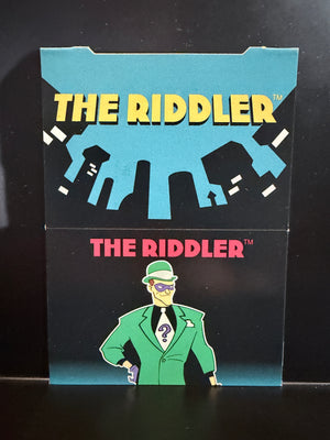 1995 Skybox : The Adventures of Batman & Robin Trading Cards : Pop-Up - Riddler