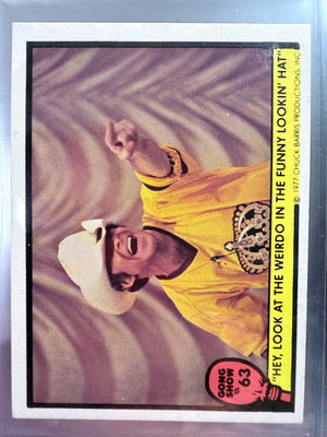 Gong Show Trading Cards (1977 Fleer) #63