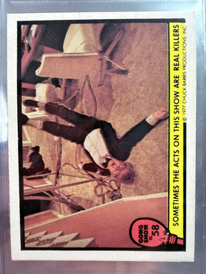 Gong Show Trading Cards (1977 Fleer) #58