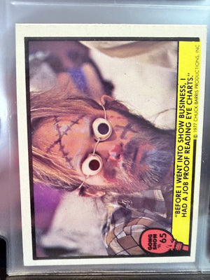 Gong Show Trading Cards (1977 Fleer) #65