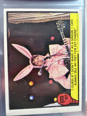 Gong Show Trading Cards (1977 Fleer) #47