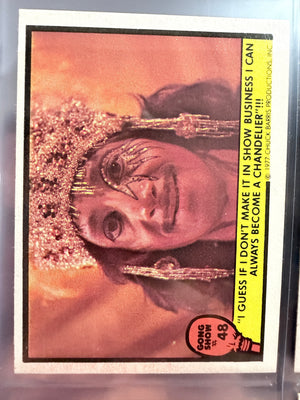 Gong Show Trading Cards (1977 Fleer) #48