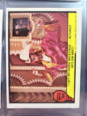 Gong Show Trading Cards (1977 Fleer) #60