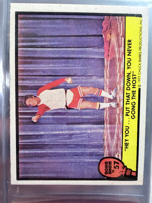 Gong Show Trading Cards (1977 Fleer) #57