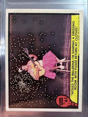 Gong Show Trading Cards (1977 Fleer) #61