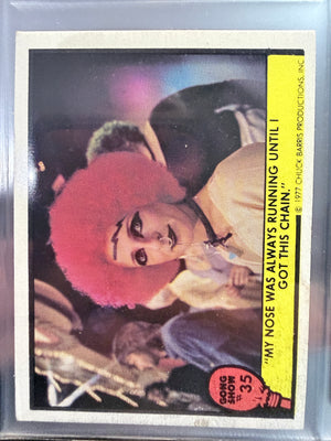 Gong Show Trading Cards (1977 Fleer) #35