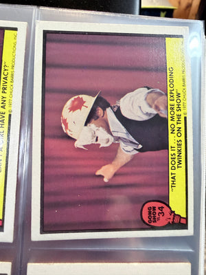 Gong Show Trading Cards (1977 Fleer) #34
