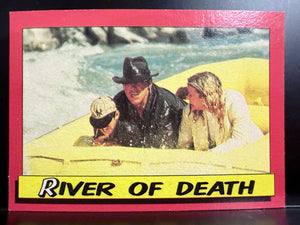 Indiana Jones & The Temple of Doom : 1984 Topps Trading Cards - #11 River of Death