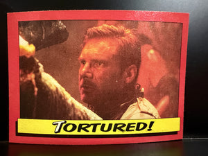 Indiana Jones & The Temple of Doom : 1984 Topps Trading Cards - #44 Tortured!