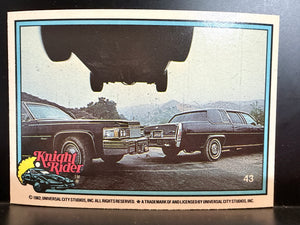 Knight Rider : 1982 Donruss Trading Cards - #43
