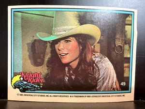 Knight Rider : 1982 Donruss Trading Cards - #43