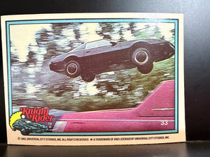 Knight Rider : 1982 Donruss Trading Cards - #33