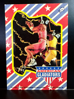 American Gladiators : 1991 Topps Trading Cards - Sticker Card #7
