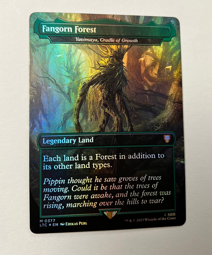 MTG Fangorn Forest (Yavimaya, Cradle of Growth) (Lightly Played) FOIL