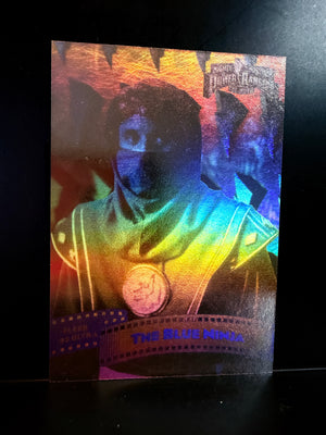 Power Rangers : The Movie (1995) Trading Cards - Hologram 5 of 12 - The Blue Ninja