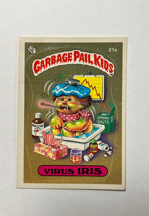 Garbage Pail Kids SINGLES: 1985 Virus Iris (21a)