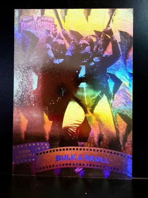 Power Rangers : The Movie (1995) Trading Cards - Hologram 10 of 12 - Bulk & Skull