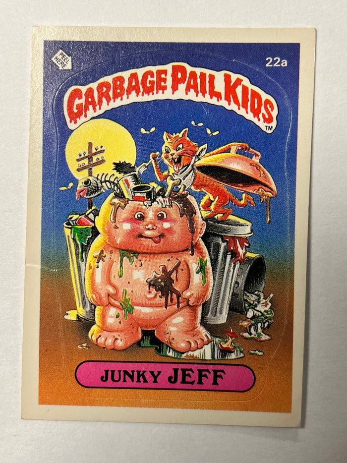 Garbage Pail Kids SINGLES: 1985 Junky Jeff (22a)