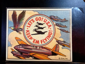 Uncle Sam's Home Defense (1941 Series) 1984 REPRINTS : #120 "Keep 'em Flying!"