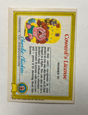 Garbage Pail Kids SINGLES: 1985 Drippy Dan (23a)