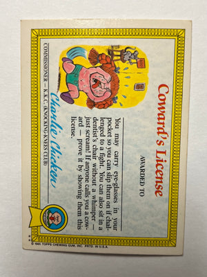 Garbage Pail Kids SINGLES: 1985 Leaky Lou (23b)