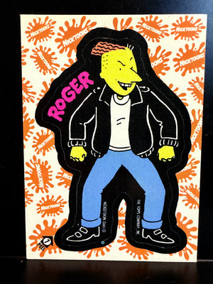 Nicktoons : 1993 Topps Trading cards - Sticker Card #7 Rodger